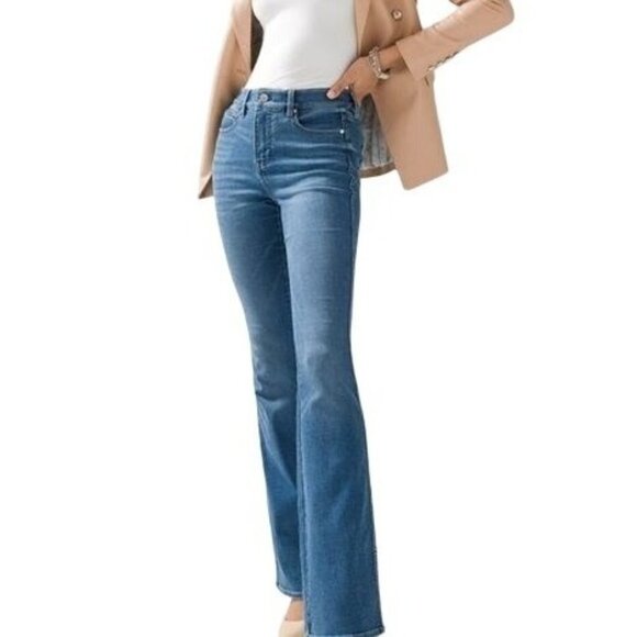 White House Black Market Denim - White House Black Market The Skinny Flare Jeans size 10